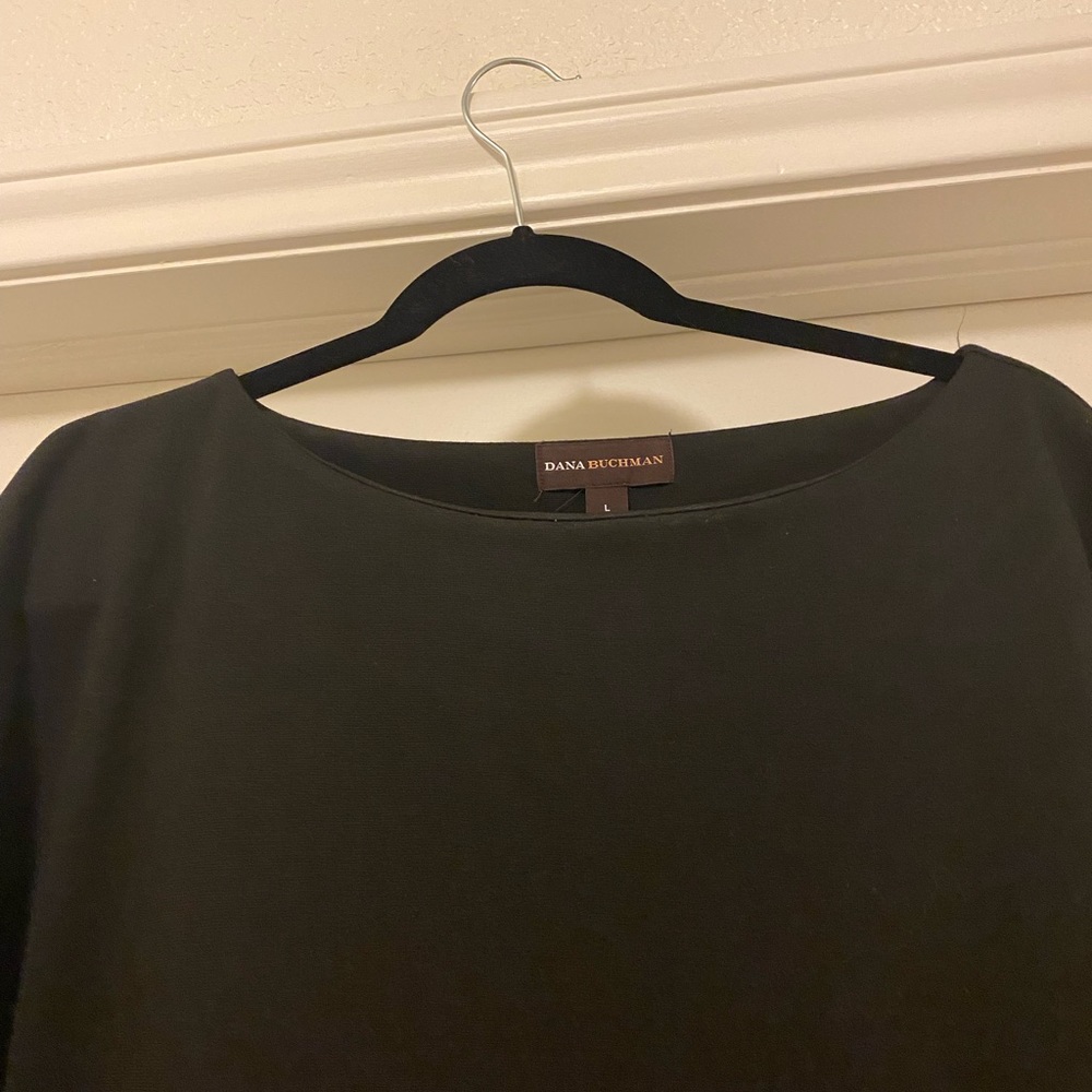 Simple boatneck color block dress